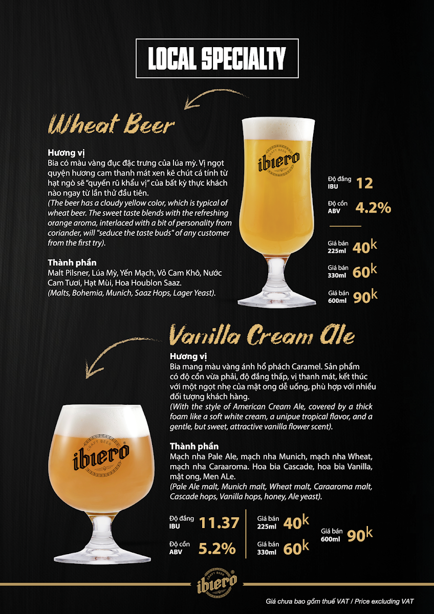 Menu Ibiero Beer Club - Times City-10