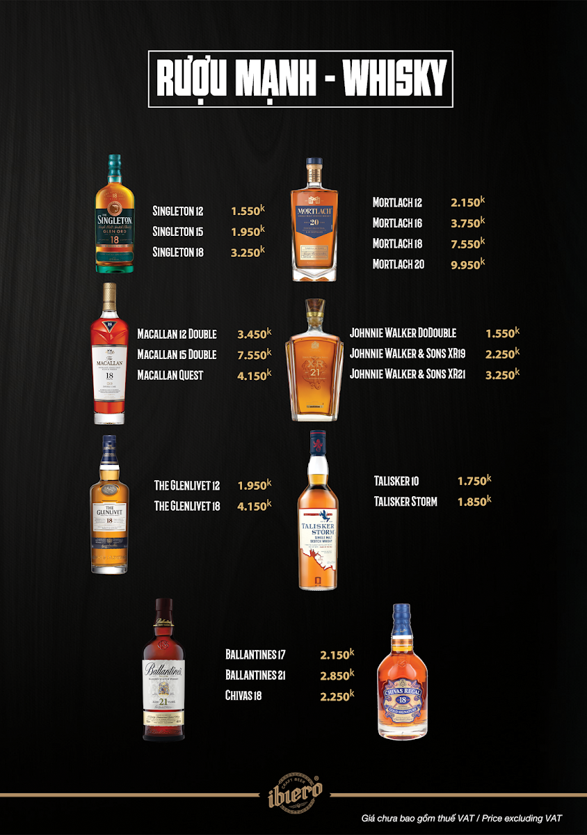 Menu Ibiero Beer Club - Times City-6